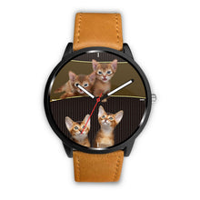 Load image into Gallery viewer, Abyssinian cat Print Wrist Watch-Free Shipping