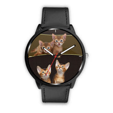 Load image into Gallery viewer, Abyssinian cat Print Wrist Watch-Free Shipping