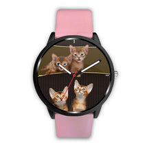 Load image into Gallery viewer, Abyssinian cat Print Wrist Watch-Free Shipping