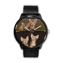 Load image into Gallery viewer, Abyssinian cat Print Wrist Watch-Free Shipping