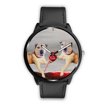 Load image into Gallery viewer, Border Terrier Love Print Wrist Watch-Free Shipping