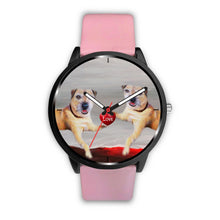 Load image into Gallery viewer, Border Terrier Love Print Wrist Watch-Free Shipping