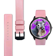 Load image into Gallery viewer, Amazing Schnauzer Dog Print Wrist Watch - Free Shipping