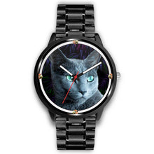 Load image into Gallery viewer, Amazing Russian Blue Cat Print Wrist Watch - Free Shipping