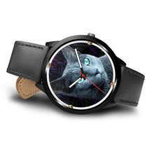 Load image into Gallery viewer, Amazing Russian Blue Cat Print Wrist Watch - Free Shipping