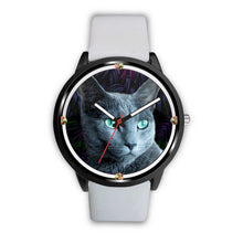 Load image into Gallery viewer, Amazing Russian Blue Cat Print Wrist Watch - Free Shipping