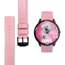 Load image into Gallery viewer, Bichon frise Love Print Wrist Watch-Free Shipping