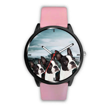 Load image into Gallery viewer, Amazing Boston Terrier Dog Print Wrist Watch- Free Shipping