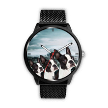 Load image into Gallery viewer, Amazing Boston Terrier Dog Print Wrist Watch- Free Shipping