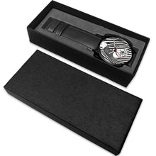 Load image into Gallery viewer, Black &amp; White Snake Print Wrist Watch- Free Shipping
