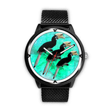 Load image into Gallery viewer, African Pied Hornbill Bird Print Wrist Watch - Free Shipping