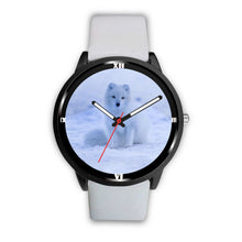 Load image into Gallery viewer, Arctic Fox (White Fox Or Snow Fox) Print Wrist Watch - Free Shipping