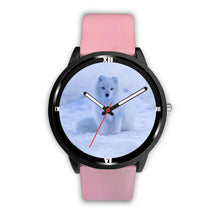 Load image into Gallery viewer, Arctic Fox (White Fox Or Snow Fox) Print Wrist Watch - Free Shipping