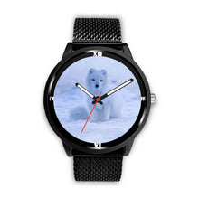 Load image into Gallery viewer, Arctic Fox (White Fox Or Snow Fox) Print Wrist Watch - Free Shipping