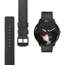 Load image into Gallery viewer, Black Saluki Dog Print Wrist Watch-Free Shipping