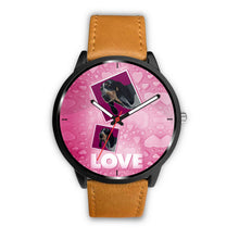 Load image into Gallery viewer, Bluetick Coonhound Dog Love Print Wrist Watch-Free Shipping