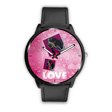 Load image into Gallery viewer, Bluetick Coonhound Dog Love Print Wrist Watch-Free Shipping