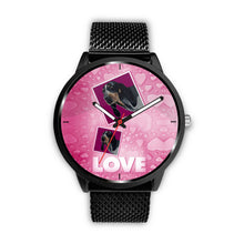 Load image into Gallery viewer, Bluetick Coonhound Dog Love Print Wrist Watch-Free Shipping