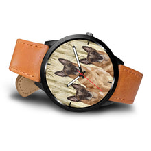 Load image into Gallery viewer, Belgian Malinois Dog Print Wrist Watch - Free Shipping