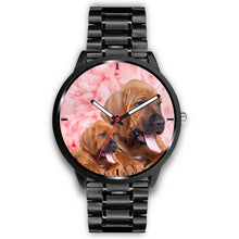 Load image into Gallery viewer, Bloodhound On Pink Print Wrist Watch - Free Shipping