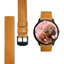 Load image into Gallery viewer, Bloodhound On Pink Print Wrist Watch - Free Shipping