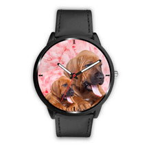 Load image into Gallery viewer, Bloodhound On Pink Print Wrist Watch - Free Shipping