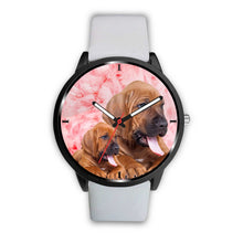 Load image into Gallery viewer, Bloodhound On Pink Print Wrist Watch - Free Shipping