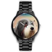 Load image into Gallery viewer, Bearded Collie Print Wrist Watch-Free Shipping