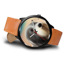 Load image into Gallery viewer, Bearded Collie Print Wrist Watch-Free Shipping