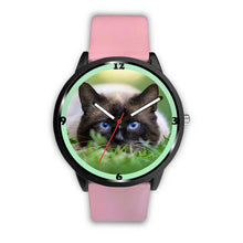 Load image into Gallery viewer, Amazing Siamese Cat Print Wrist Watch - Free Shipping