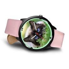 Load image into Gallery viewer, Amazing Siamese Cat Print Wrist Watch - Free Shipping