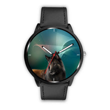 Load image into Gallery viewer, Belgian Tervuren Dog Print Wrist Watch-Free Shipping