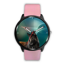 Load image into Gallery viewer, Belgian Tervuren Dog Print Wrist Watch-Free Shipping