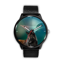 Load image into Gallery viewer, Belgian Tervuren Dog Print Wrist Watch-Free Shipping