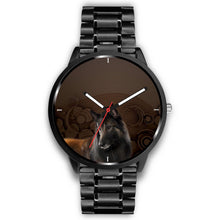 Load image into Gallery viewer, Amazing Belgian Tervuren Dog Print Wrist Watch-Free Shipping
