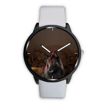 Load image into Gallery viewer, Amazing Belgian Tervuren Dog Print Wrist Watch-Free Shipping