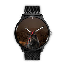 Load image into Gallery viewer, Amazing Belgian Tervuren Dog Print Wrist Watch-Free Shipping