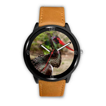 Load image into Gallery viewer, Black Stork Bird Print Wrist Watch - Free Shipping