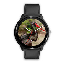 Load image into Gallery viewer, Black Stork Bird Print Wrist Watch - Free Shipping
