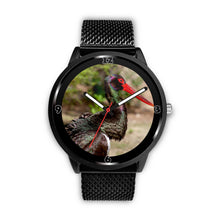 Load image into Gallery viewer, Black Stork Bird Print Wrist Watch - Free Shipping