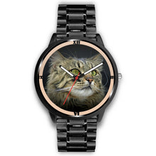 Load image into Gallery viewer, Amazing Norwegian Forest Cat Print Wrist Watch - Free Shipping
