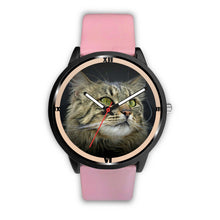 Load image into Gallery viewer, Amazing Norwegian Forest Cat Print Wrist Watch - Free Shipping
