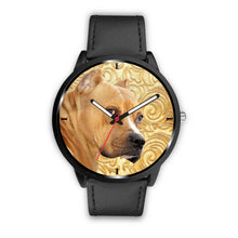 Load image into Gallery viewer, American Staffordshire Terrier Print Wrist Watch - Free Shipping