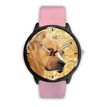 Load image into Gallery viewer, American Staffordshire Terrier Print Wrist Watch - Free Shipping