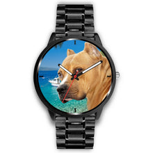 Load image into Gallery viewer, Amazing Amstaff Dog Print Wrist Watch - Free Shipping