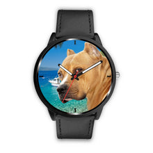 Load image into Gallery viewer, Amazing Amstaff Dog Print Wrist Watch - Free Shipping