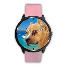Load image into Gallery viewer, Amazing Amstaff Dog Print Wrist Watch - Free Shipping