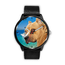Load image into Gallery viewer, Amazing Amstaff Dog Print Wrist Watch - Free Shipping