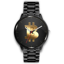 Load image into Gallery viewer, Bitcoin Print Wrist Watch-Special Edition-Free Shipping