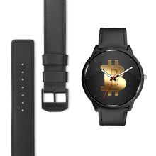 Load image into Gallery viewer, Bitcoin Print Wrist Watch-Special Edition-Free Shipping